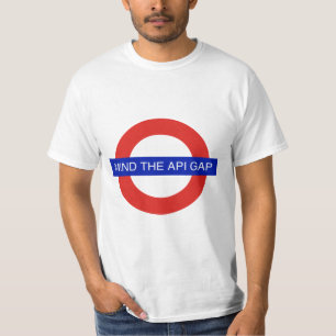 Let op de API gap T-shirt