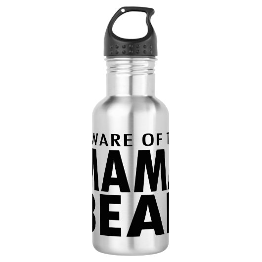 Let op de Beer waterfles bij mama. Waterfles (Voorkant)