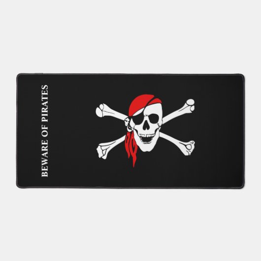 Let op de Botten van Pirates Skull Bureaumat (Voorkant)