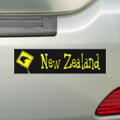 Let op de Bumpersticker van Kiwis (Op auto)