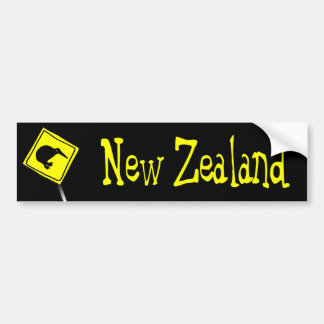 Let op de Bumpersticker van Kiwis