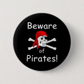 Let op de Button van Pirates (Voorkant)