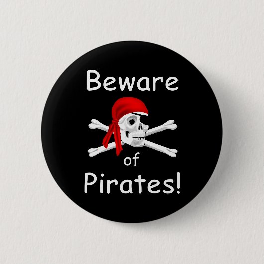Let op de Button van Pirates (Voorkant)