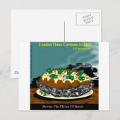 Let op de Chives van zetmeelschimmelaardappelen Briefkaart (Voorkant / Achterkant)