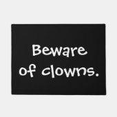 Let op de clowns deurmat (Voorkant)