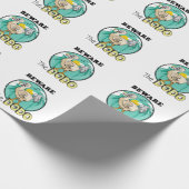 Let op de dodo cadeaupapier (Hoek)