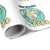 Let op de dodo cadeaupapier (Rol Hoek)