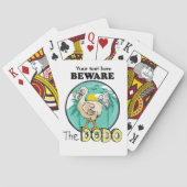 Let op de dodo pokerkaarten (Achterkant)