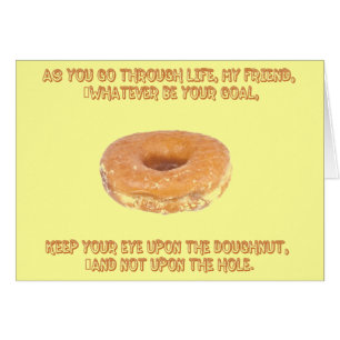 Let op de donut