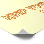 Let op de donut poster (Hoek)