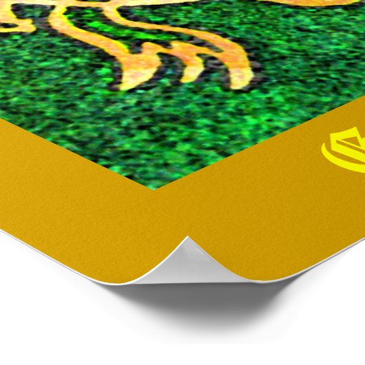 Let op de draak poster (Hoek)