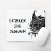 Let op de Dragon Mousepad Muismat (Met muis)