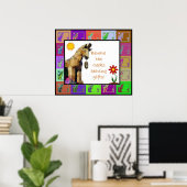 Let op de Geeks met cadeaus Poster (Thuiskantoor)