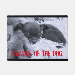 Let op de hond deurmat