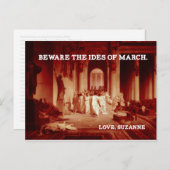 Let op de Ides van Maart Briefkaart (Voorkant / Achterkant)