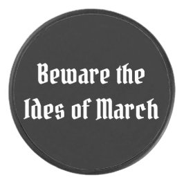Let op de Ides van Maart Hockey Puck