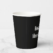 Let op de Ides van Maart Papieren Bekers (Rechts)