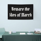 Let op de Ides van Maart Spandoek (Beurs)