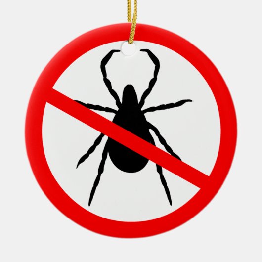 Let op de ijsjes keramisch ornament (Voorkant)