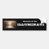 Let op de ILLUMINATI Bumpersticker (Voorkant)