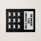 Let op de invasie, het geek design legpuzzel (Horizontaal)