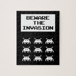 Let op de invasie, het geek design legpuzzel
