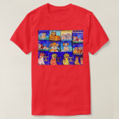 Let op de kat of de hond t-shirt (Design voorkant)