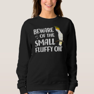 Let op de kleine fluffy one Pet Bird Cockato Trui