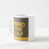 Let op de kloof 1 koffiemok (Voorkant links)