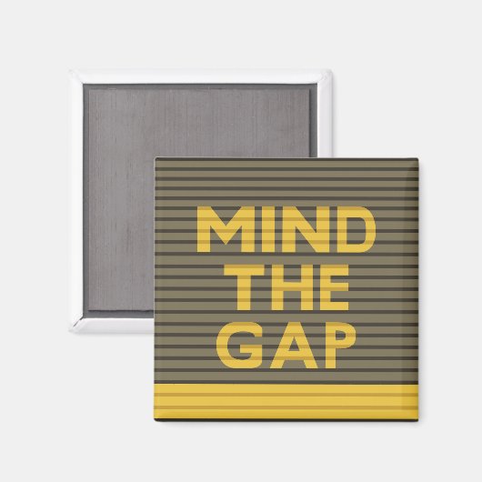 Let op de kloof 1 magneet (Voorkant / Achterkant)