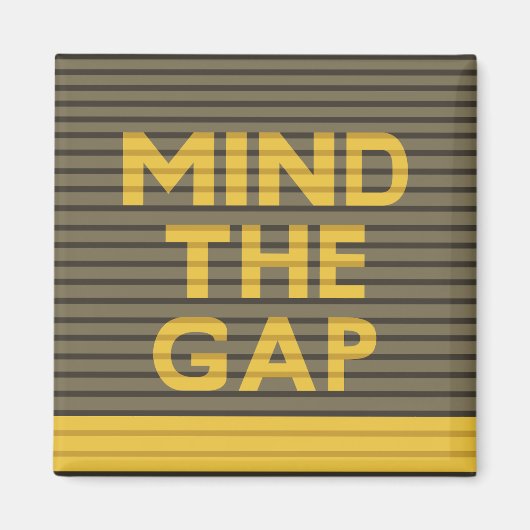 Let op de kloof 1 magneet (Voorkant)