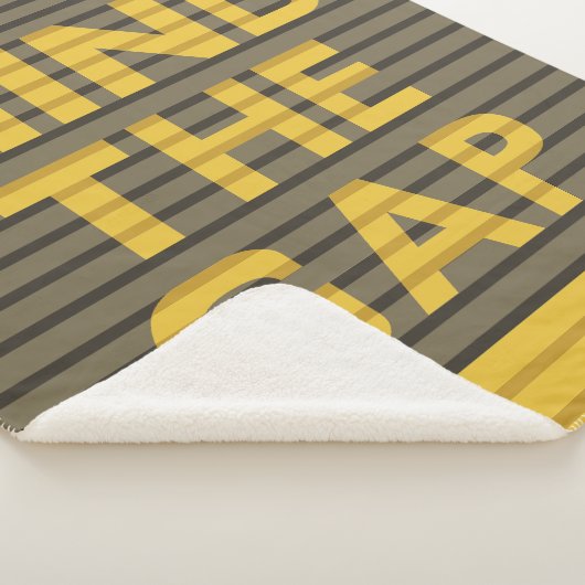 Let op de kloof 1 sherpa deken (3/4)