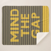 Let op de kloof 1 sherpa deken (Voorkant (horizontaal))