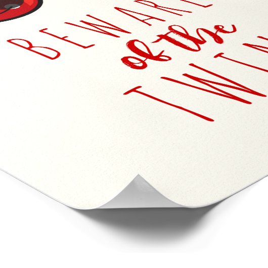 Let op de kunst van het Kind van de tweekleppige w Poster (Hoek)