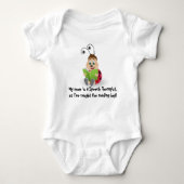 Let op de leesbug mum Speech Therapist baby Romper (Voorkant)