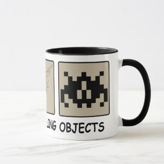 Let op de Mok van Objecten die vallen