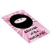 Let op de Ninja-pik op roze Magneet (Rechterzijde)