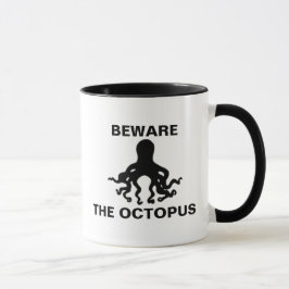 Let op de Octopus Mok