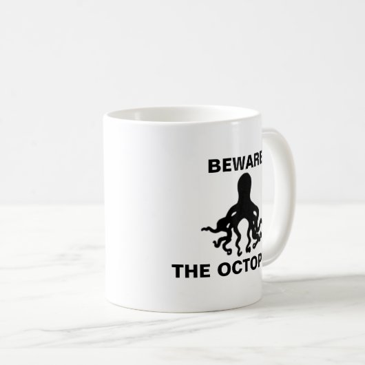 Let op de Octopus Mok (Voorkant rechts)