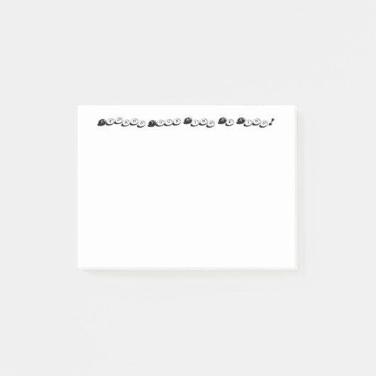 Let op de opmerkingen post-it® notes (Voorkant)