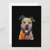 Let op de Pitbull-honden die ze je hart stelen. Bedankkaart (Voorkant / Achterkant)