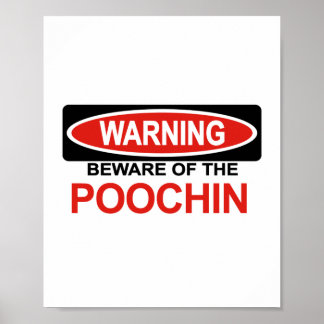 Let op de poochine poster