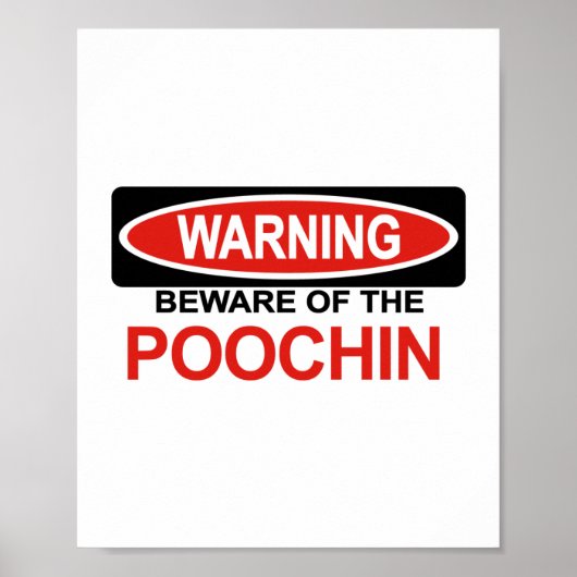 Let op de poochine poster (Voorkant)