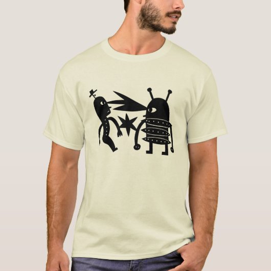 Let op de robot t-shirt (Voorkant)