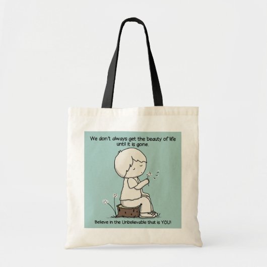 Let op de schoonheid van het leven tote bag (Voorkant)