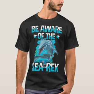 Let op de SeaRex Quote voor een Mosasaurus Boy T-shirt