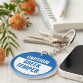 Let op de Sleutelhanger van de Griekse Temper (Voorkant Rechts)