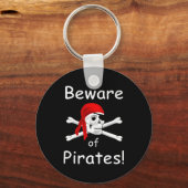 Let op de Sleutelhanger van Pirates (Voorkant)