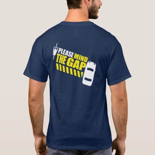 Let op de T-Shirt GAP (Achterkant)