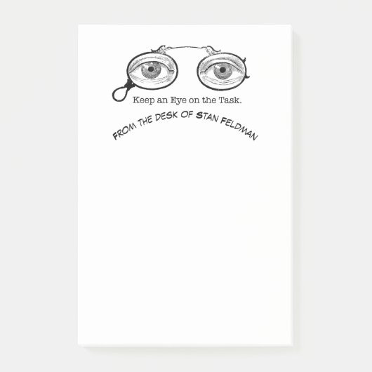 Let op de taak post-it® notes (Voorkant)